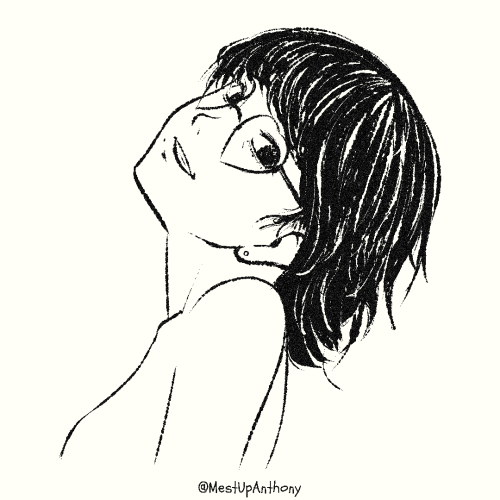 Junko Tilt (Glasses + Hair Stylized)